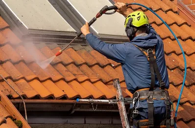 Démoussage et hydrofuge de toiture à Cournanel